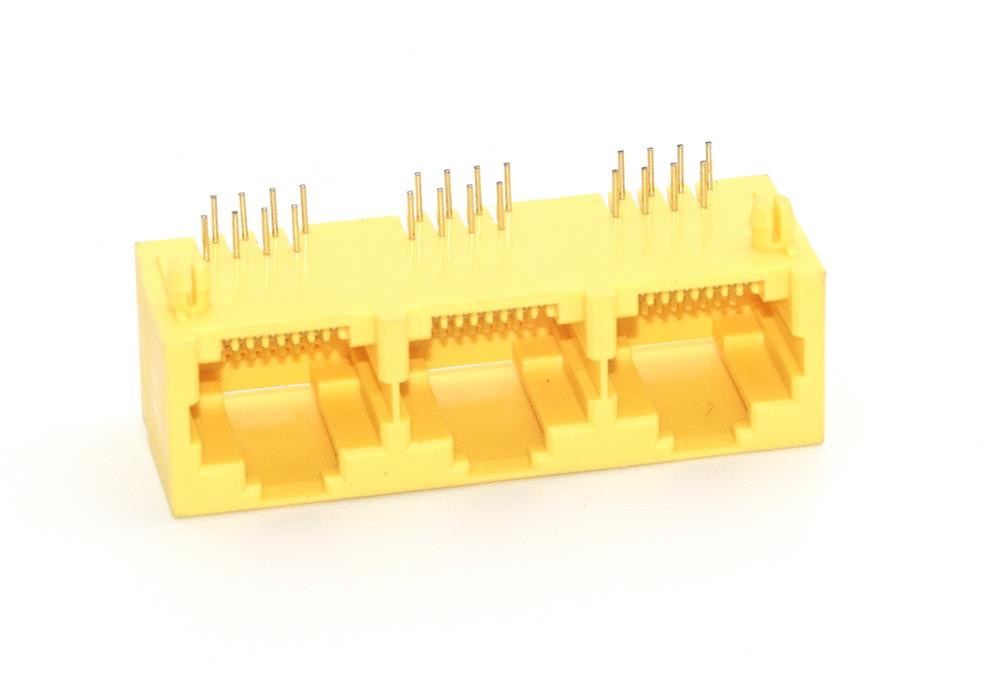 9603 1X3 全塑 一体式 黄