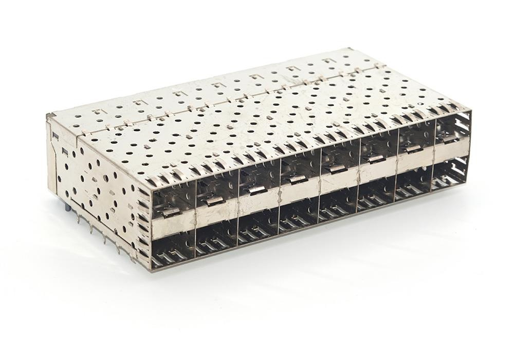 SFP 2X8 压接脚 无导光体