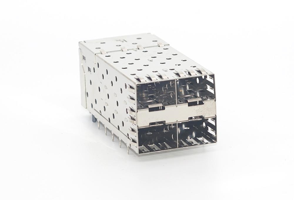 SFP 2X2 压接脚 无导光体