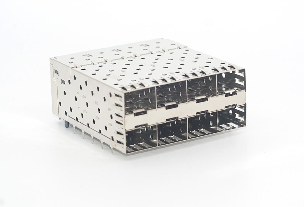 SFP 2X4 压接脚 无导光体