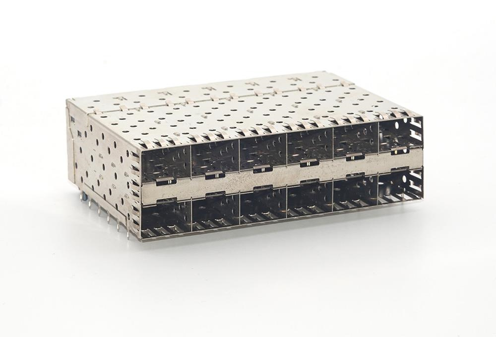 SFP 2X6 压接脚 无导光体