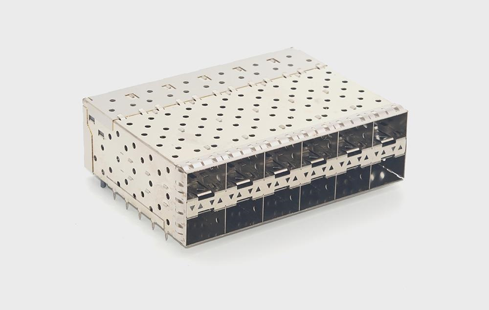 SFP+ 内芯&SFP笼子 2X6 带导光体