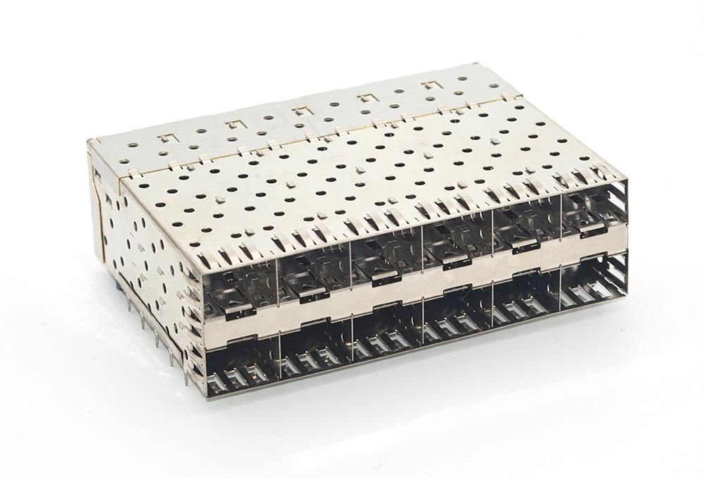 SFP+内芯&SFP笼子 2X6 无导光体