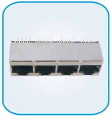  HL5202 RJ45 JACK 1X4 8P8C SHIELDED