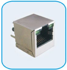  HL5203 RJ45 JACK 1X1 8P8C LED