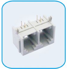  HL5504 RJ11 JACK 1X2 6P2C