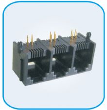  HL5504 RJ11 JACK 1X3 6P4C