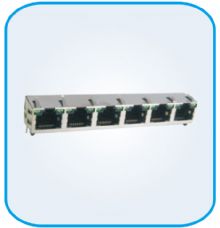  HL56L RJ45 JACK 1X6 LED 