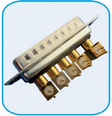  D-SUB 13W3 Female Lathe Pin RA 